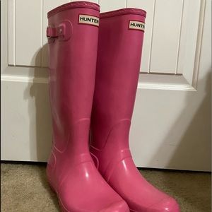 Bubblegum Pink Hunter Boots